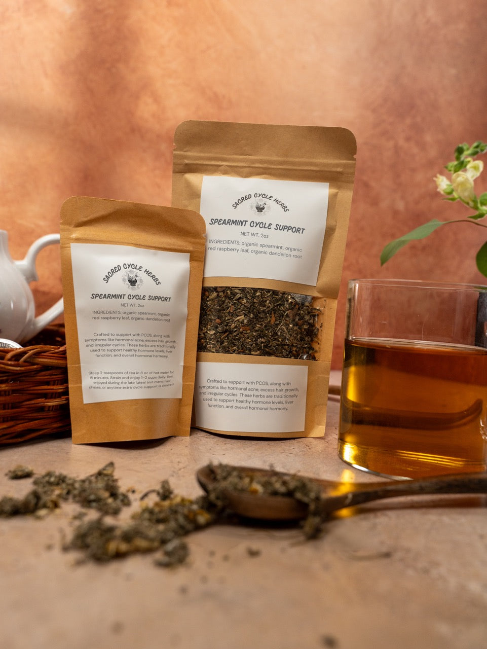 Spearmint Cycle Support | PCOS Support Tea